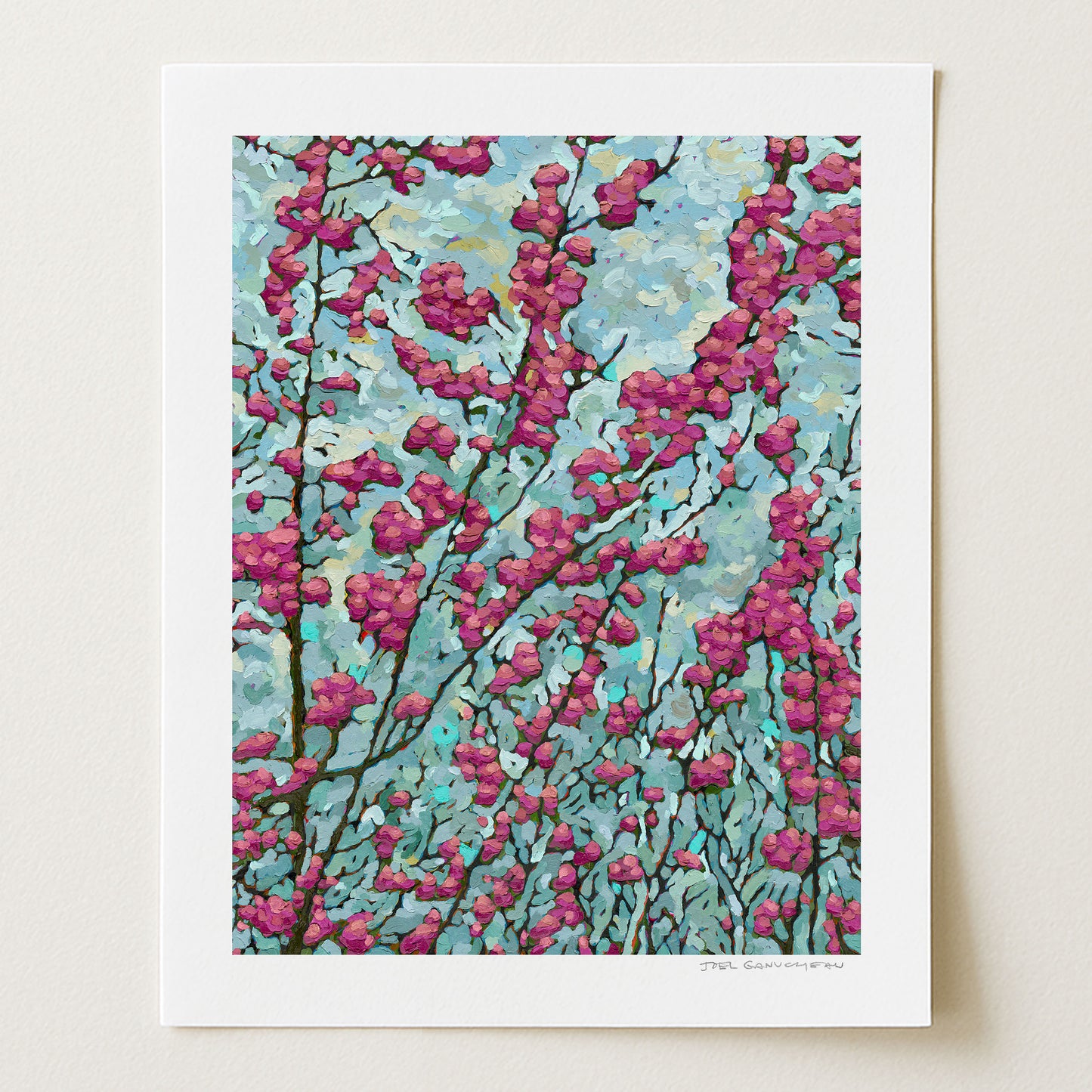 Blooming Redbud - Signed Paper Print