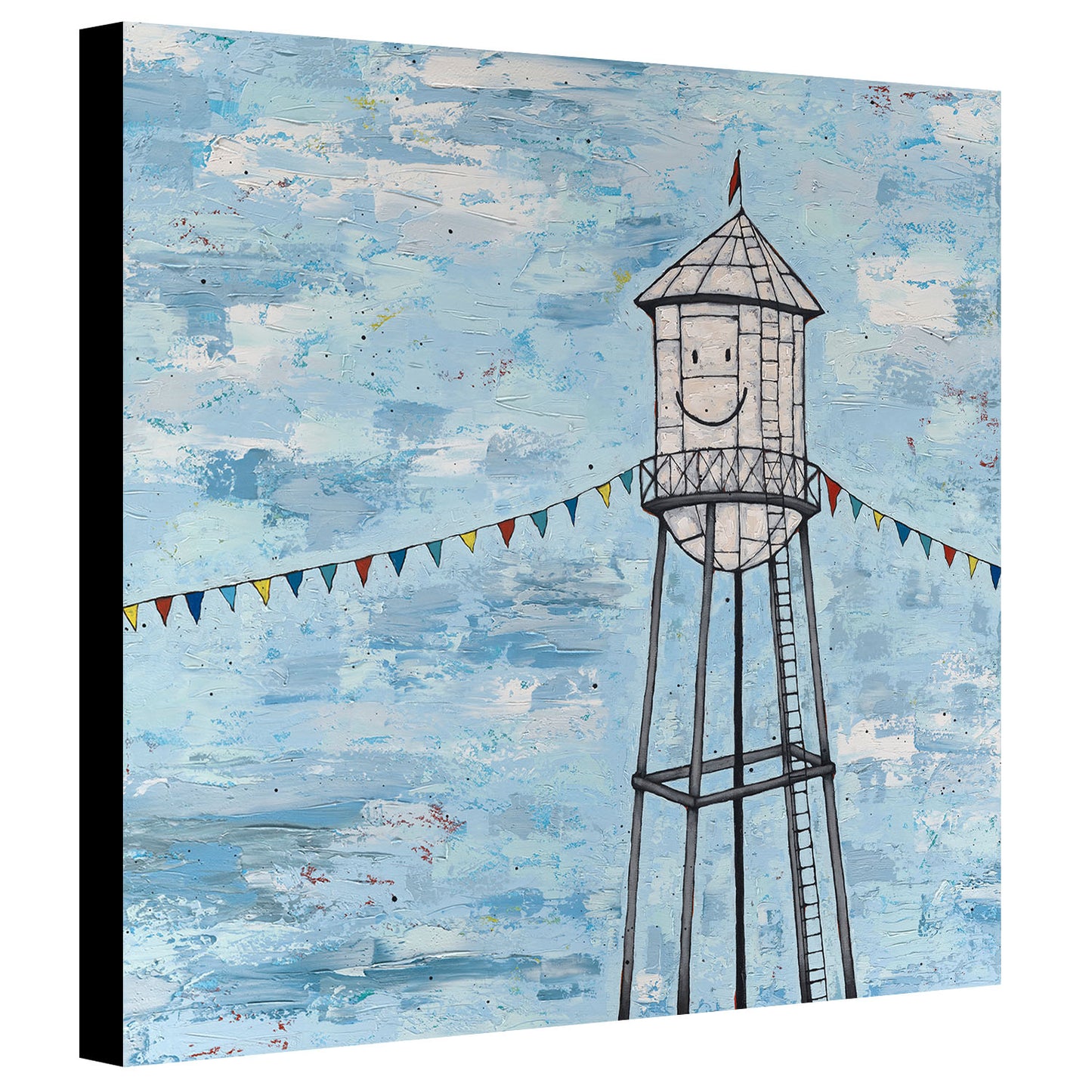 Happy Tower - 30x30"