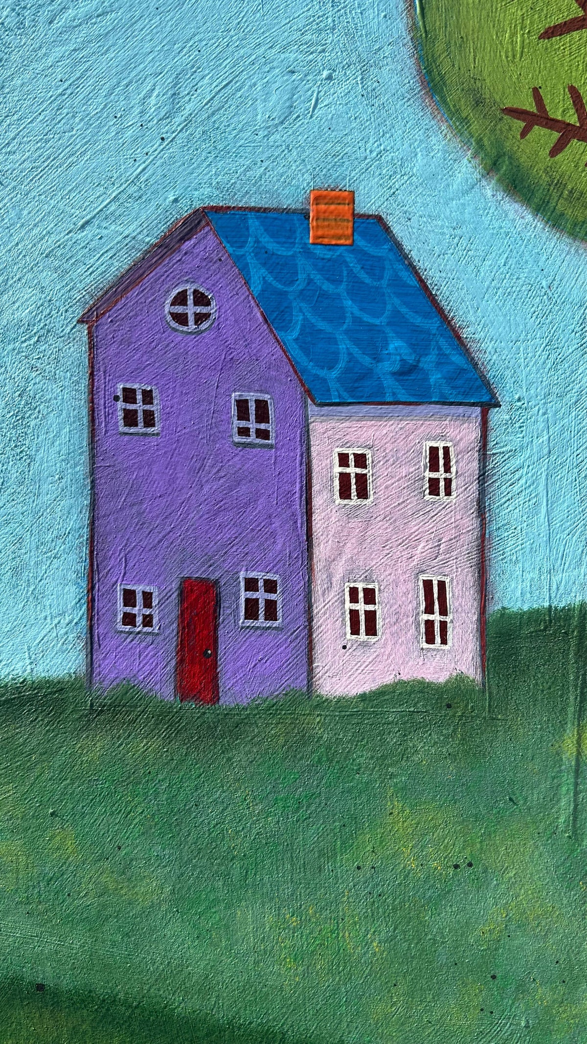 Happy Houses- 24 x 32"
