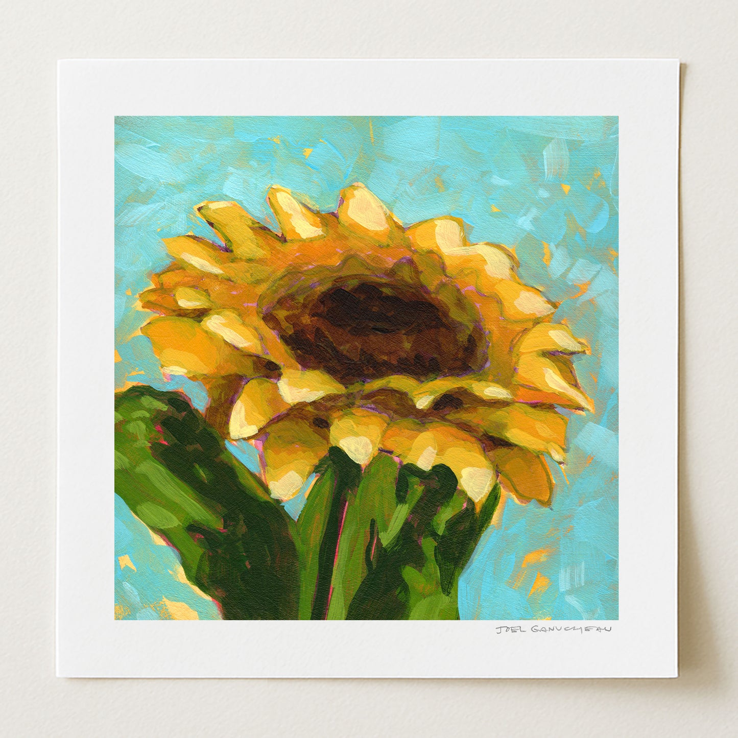 Sunflower Bloom - Signed Paper Print