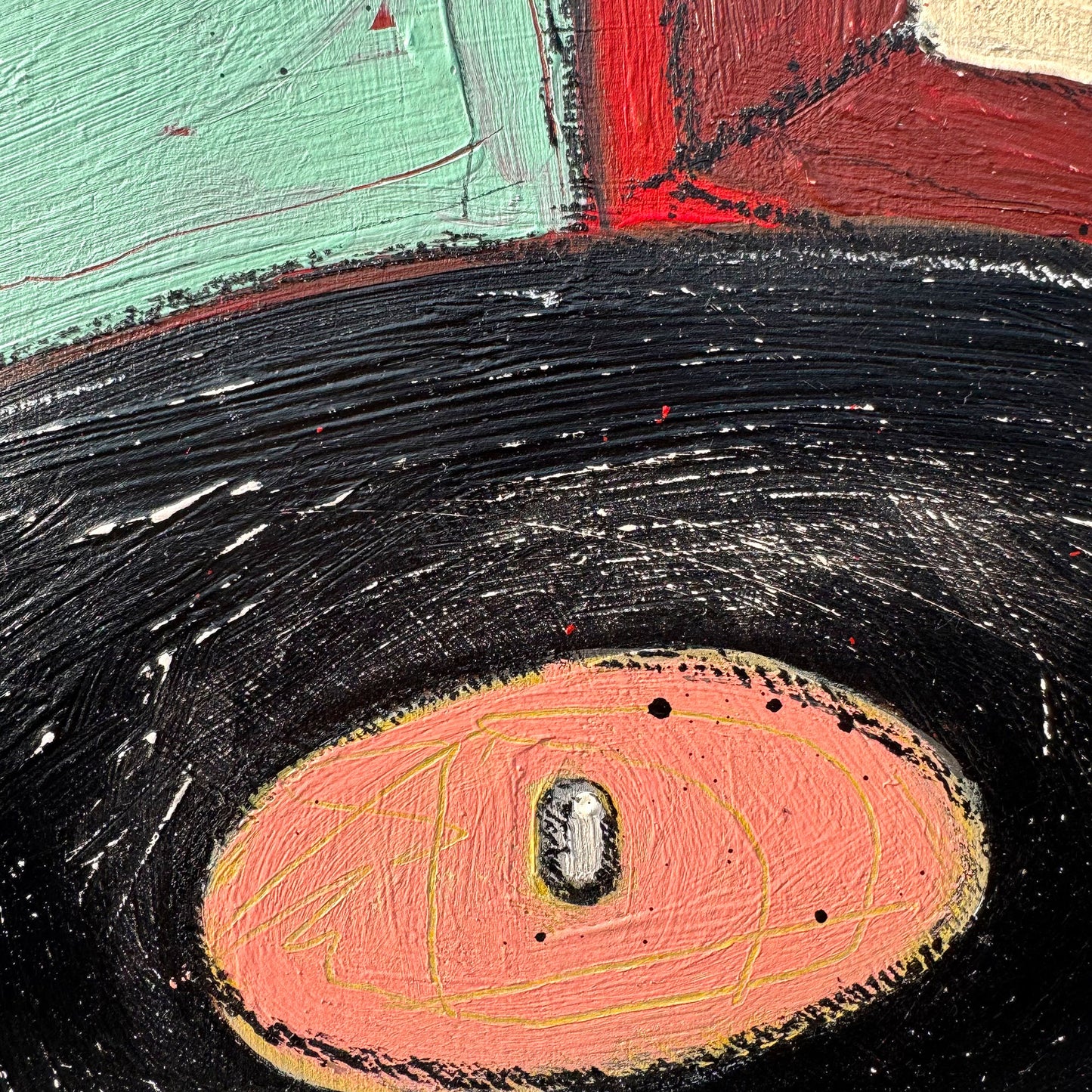 Vinyl Days - 35.5 x 35.5"