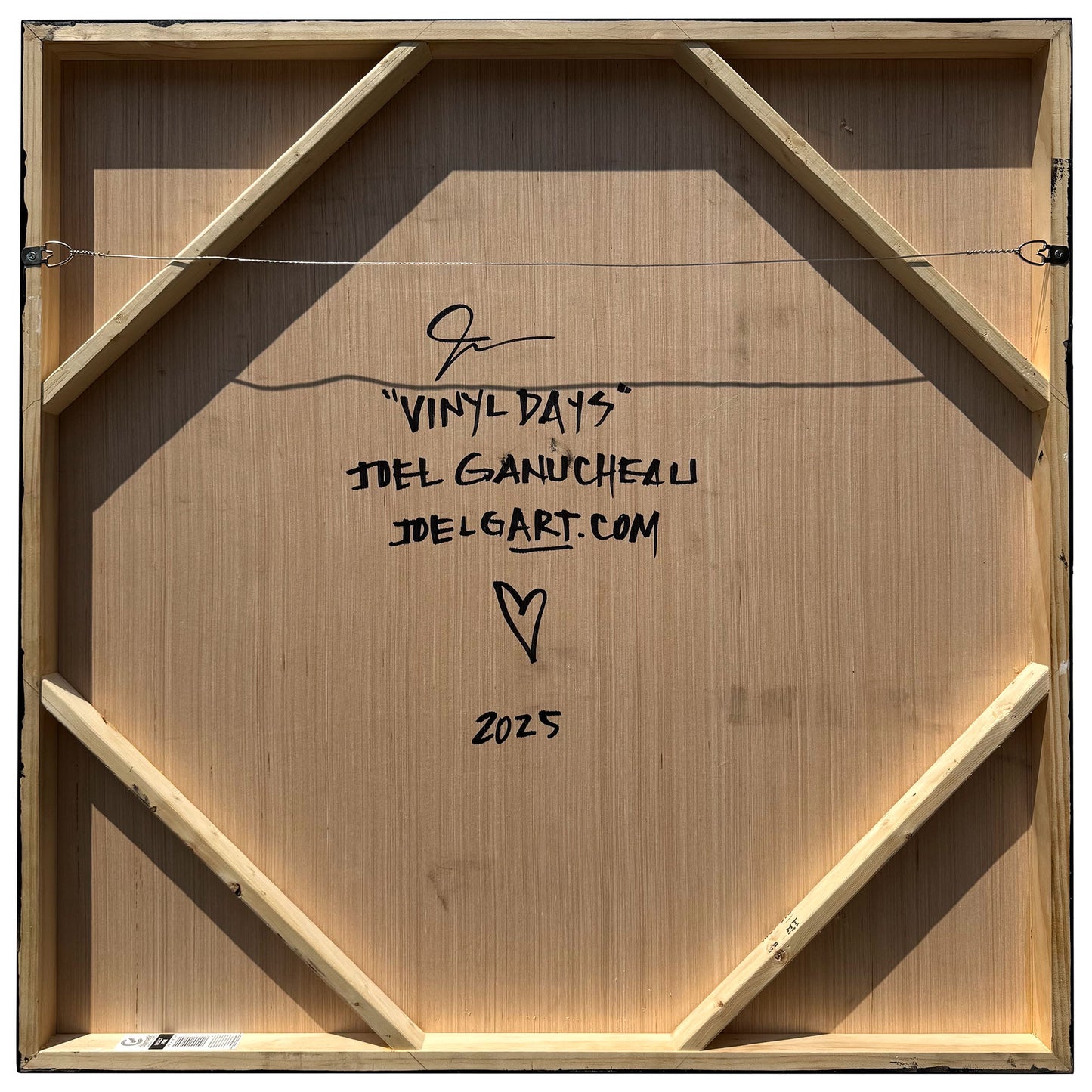Vinyl Days - 35.5 x 35.5"
