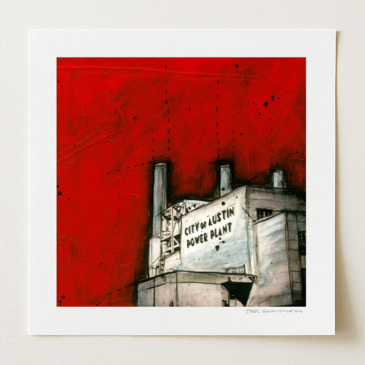 Austin Power Plant 1 - Signed Paper Print