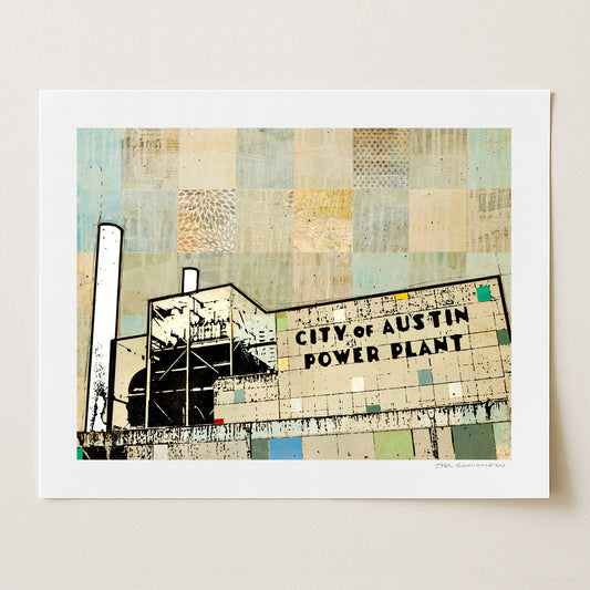 Austin Power Plant 2 - Signed Paper Print