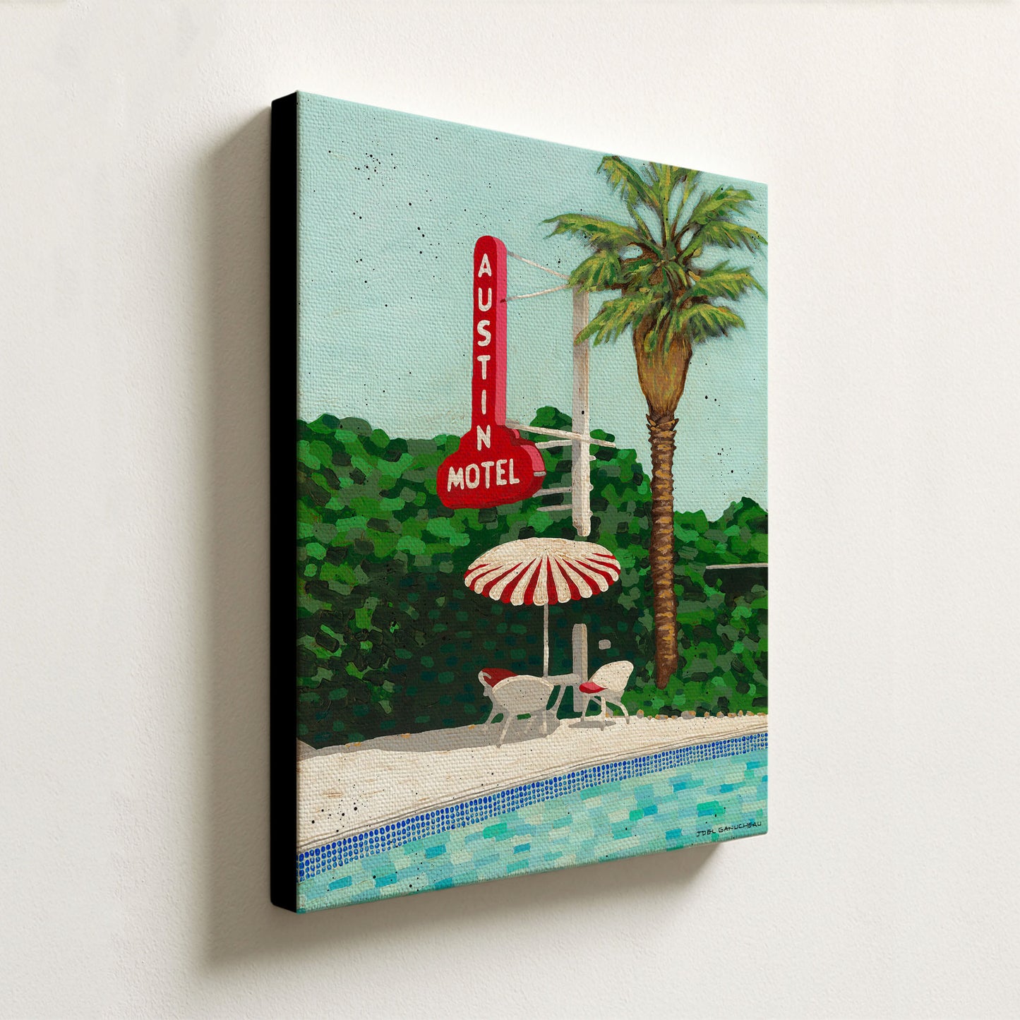 Austin Motel - Canvas Print