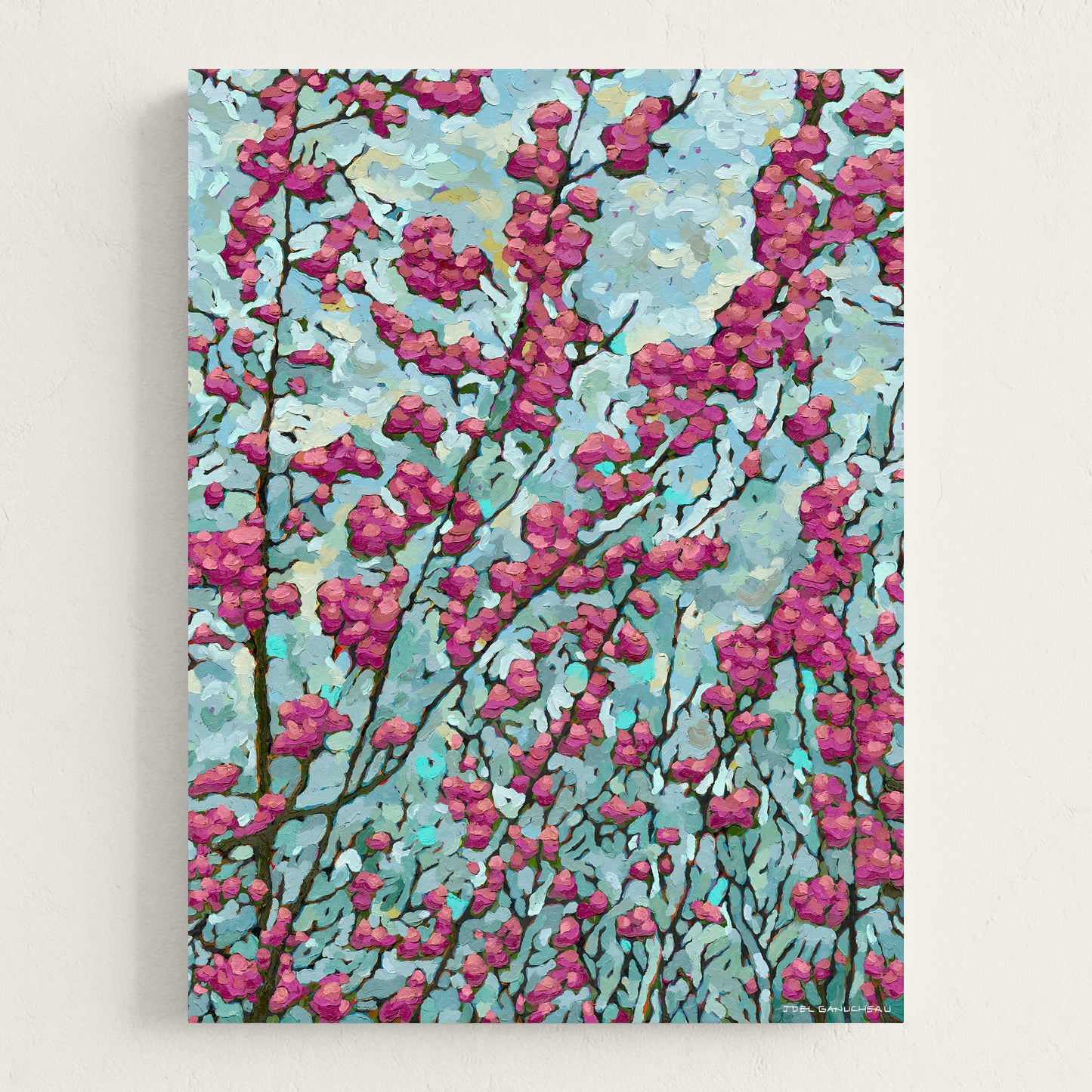 Blooming Redbud - Canvas Print