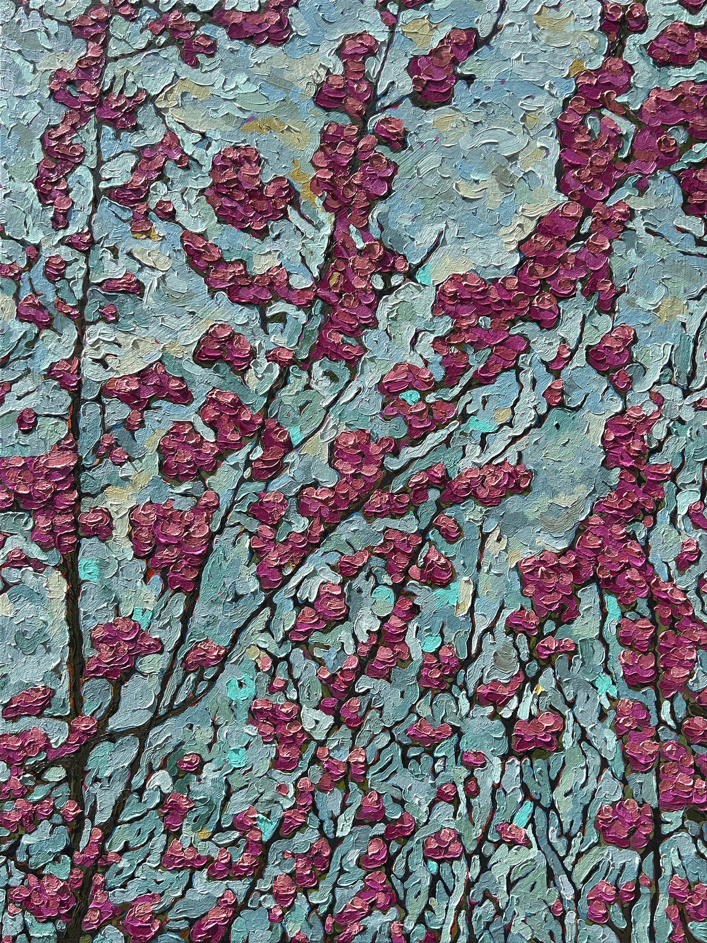 Blooming Redbud - 24x32"
