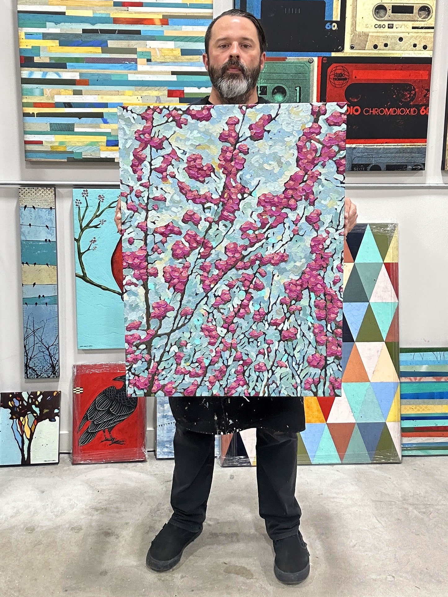 Blooming Redbud - 24x32"