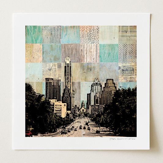 Congress Avenue 1 - Signed Paper Print