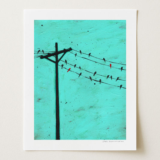 Gloomy Afternoon - Signed Paper Print