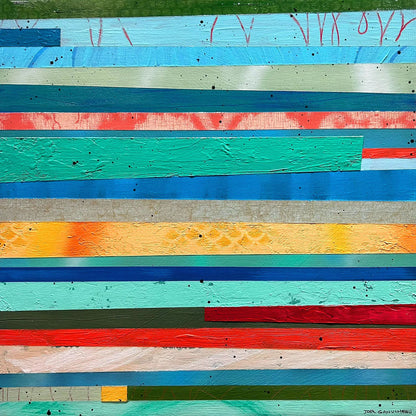 Keep Moving 1 - 18x18"