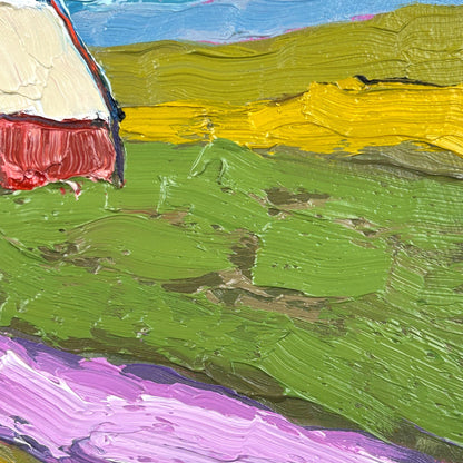 Little Red Barn - 6x6"