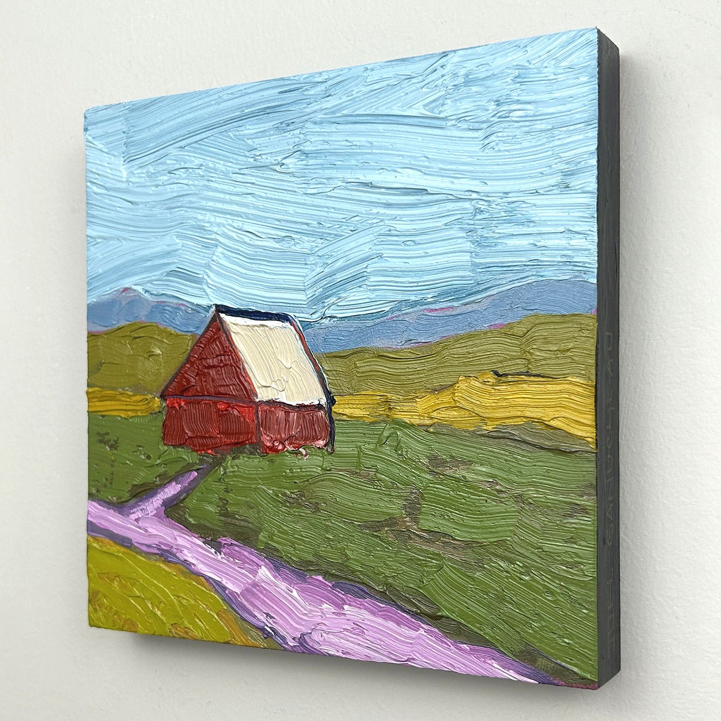Little Red Barn - 6x6"