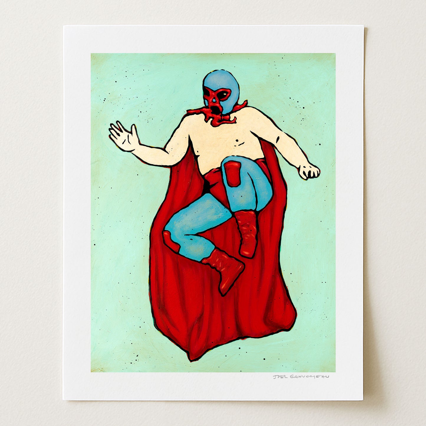 Nacho Libre - Signed Paper Print