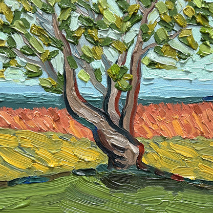 Quiet Leaf Tree - 5x7"