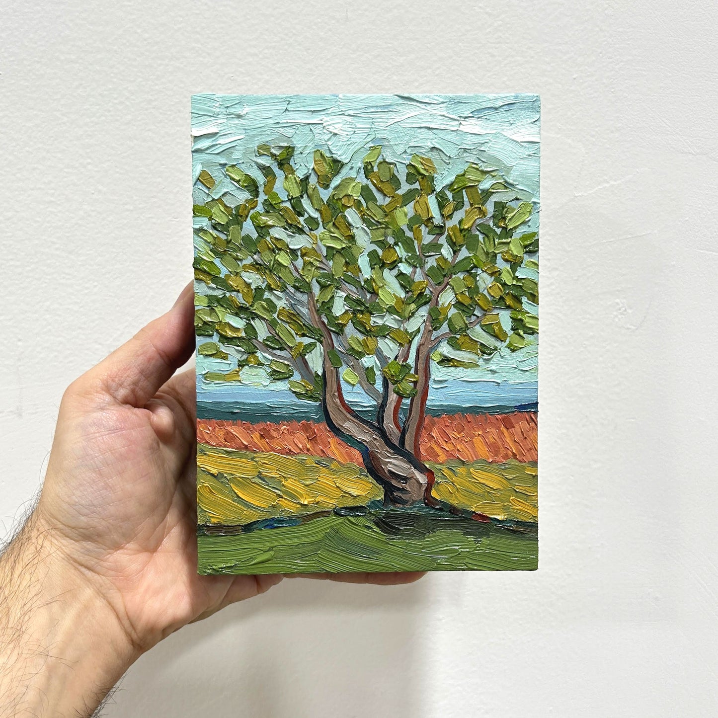 Quiet Leaf Tree - 5x7"