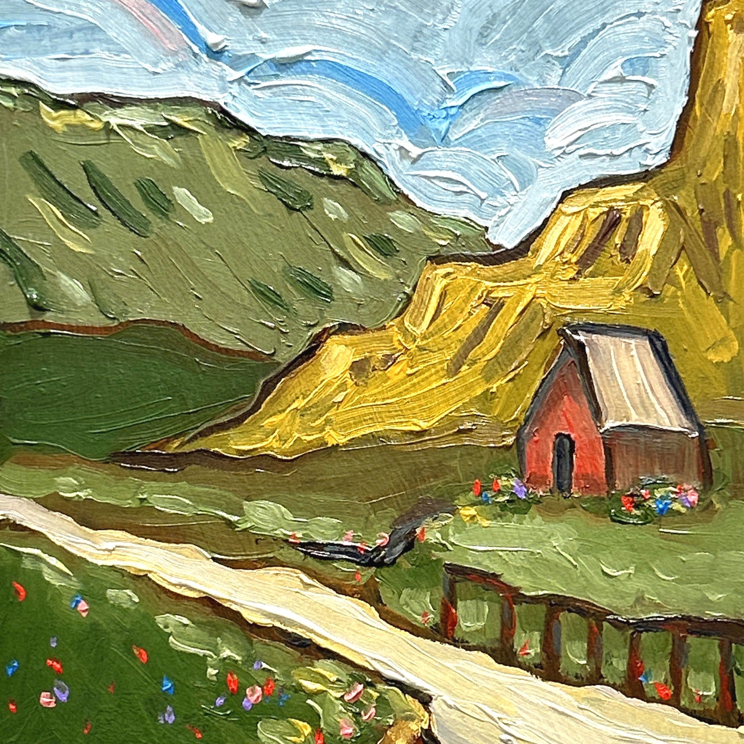Red House Valley - 4x6"