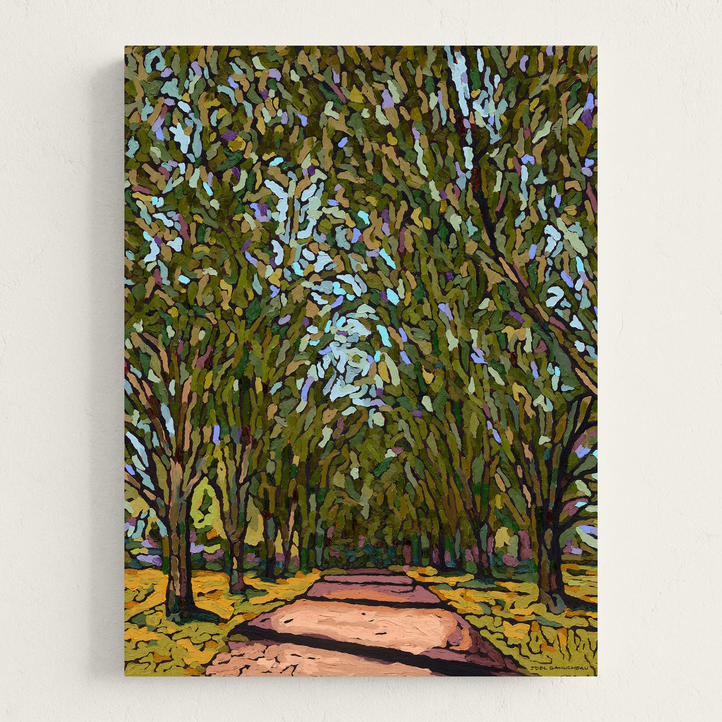 Tree Lined Drive - Canvas Print
