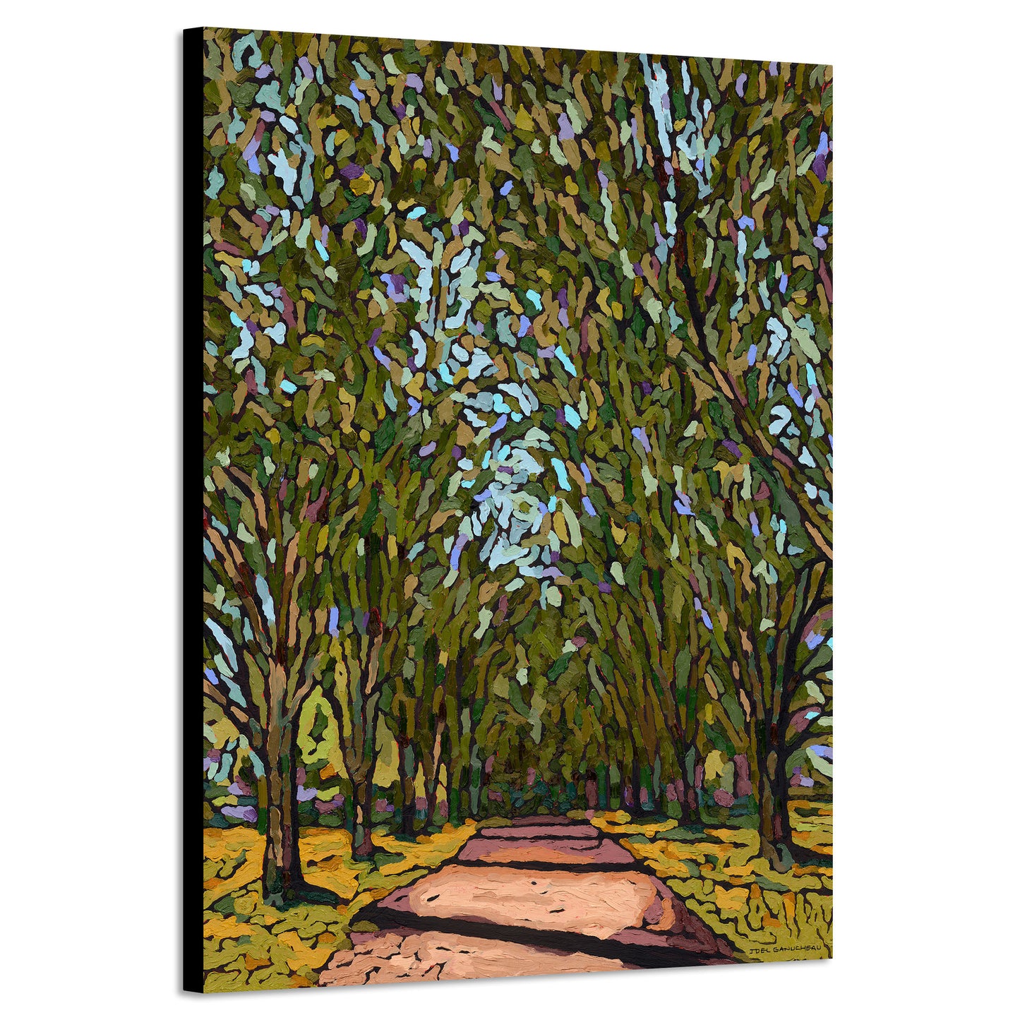 Tree Lined Drive - Canvas Print