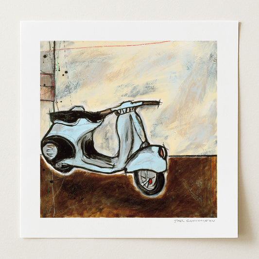 Vespa - Signed Paper Print