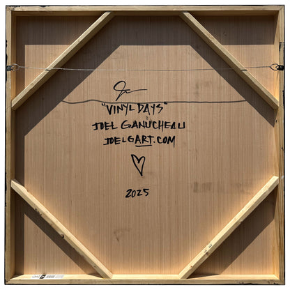 Vinyl Days - 35.5 x 35.5"