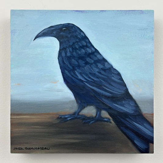 Winter Raven - 8x8"