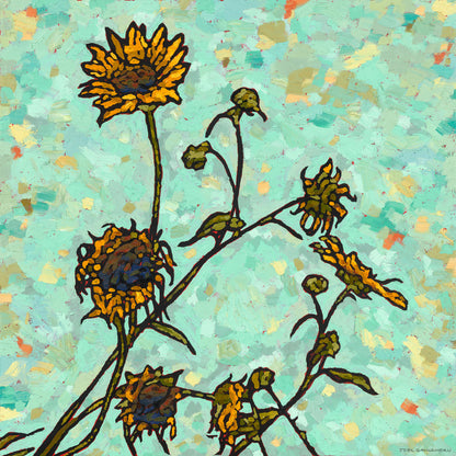 Yellow Fellows - 24x24"